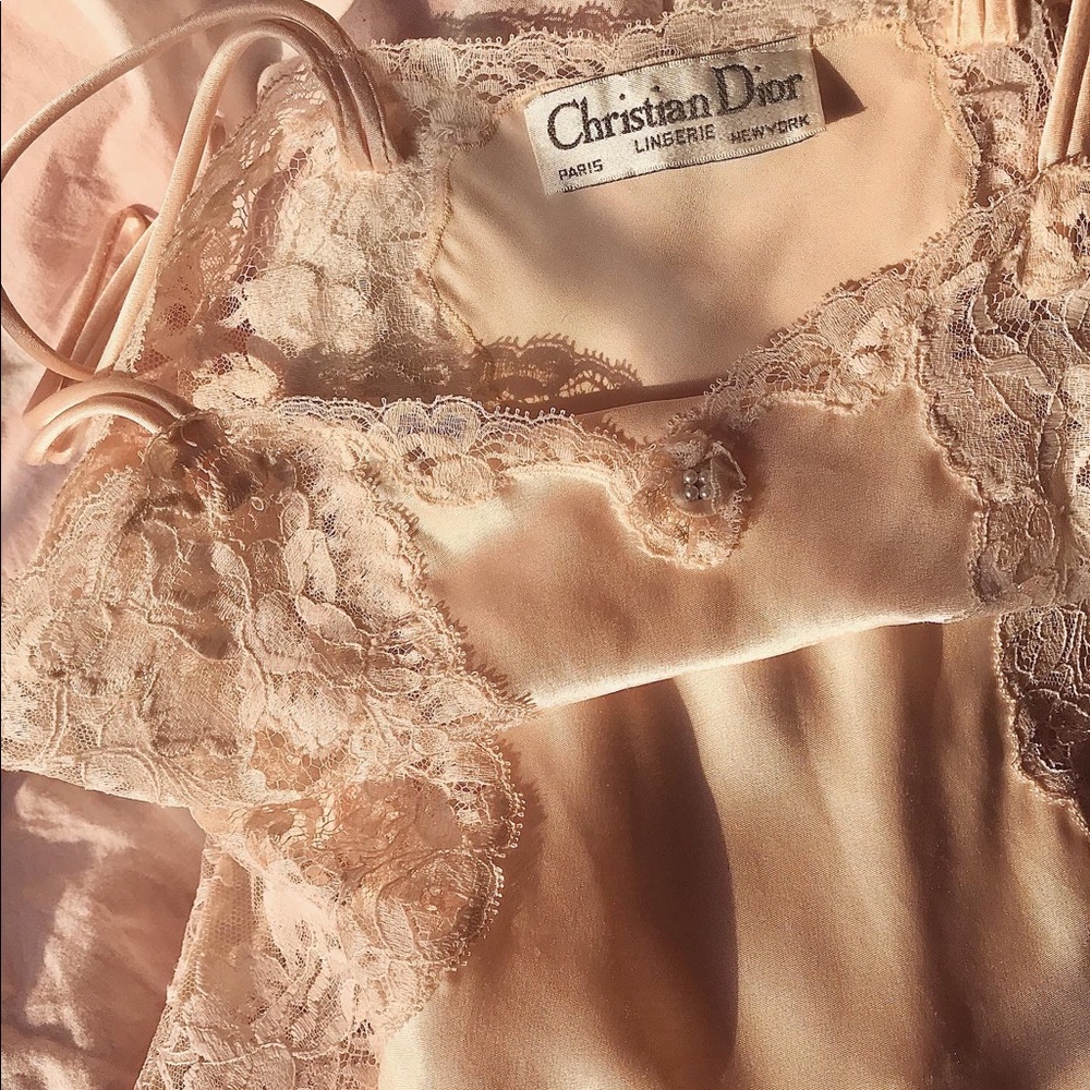 Vintage Christian Dior babydoll slip nightie